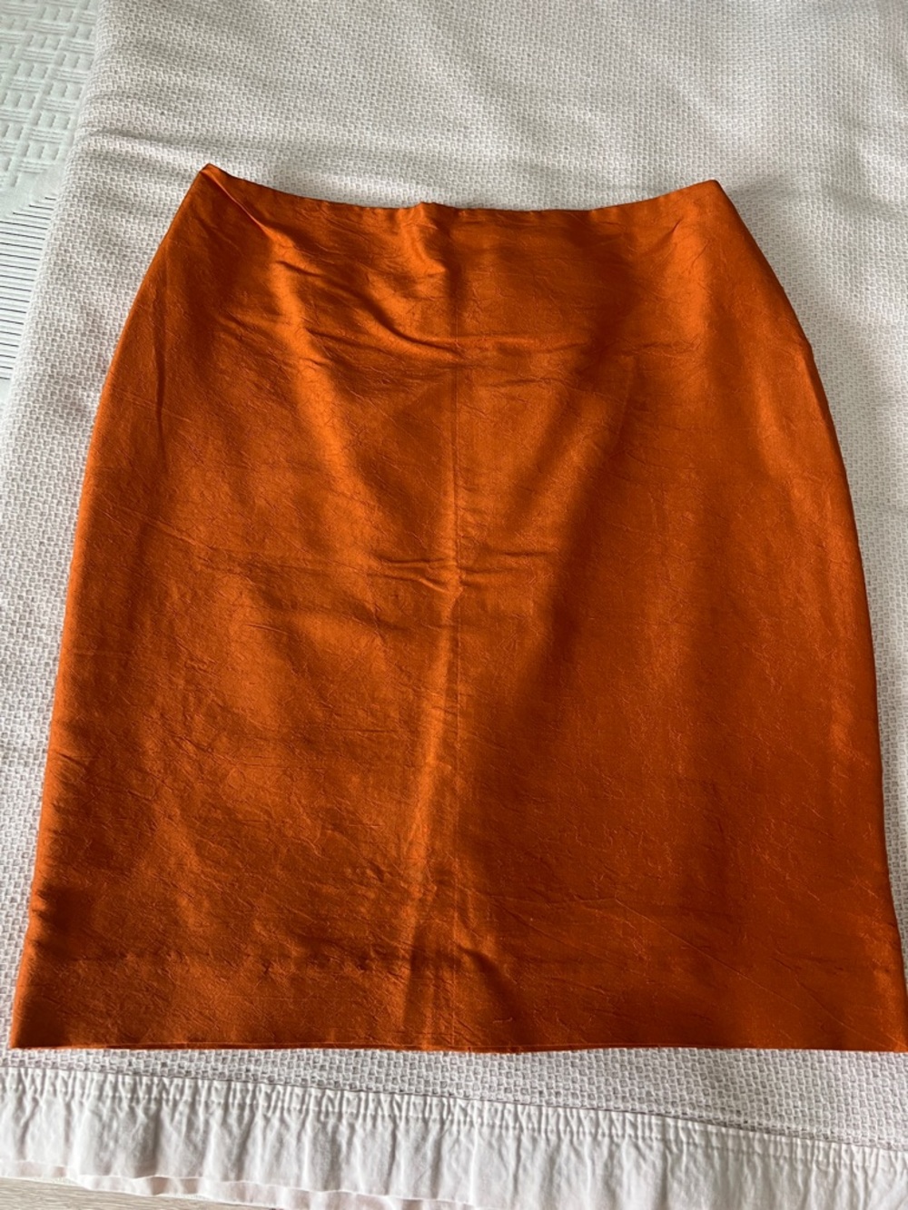Custom tailor made silk pencil skirt